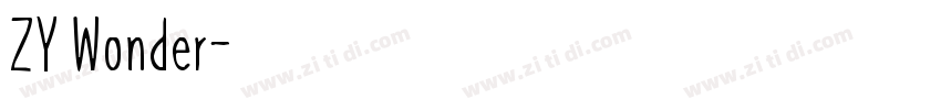 ZY Wonder字体转换